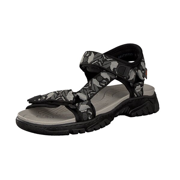 Rieker Herren Sandale schwarz