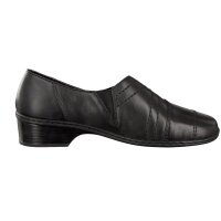 Rieker Damen Slipper schwarz