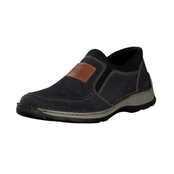 Rieker Herren Slipper blau
