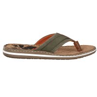 Rieker Herren Pantolette gr&uuml;n