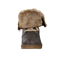 Rieker Damen Schn&uuml;rboot grau