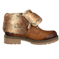Rieker Damen Schn&uuml;rboot braun