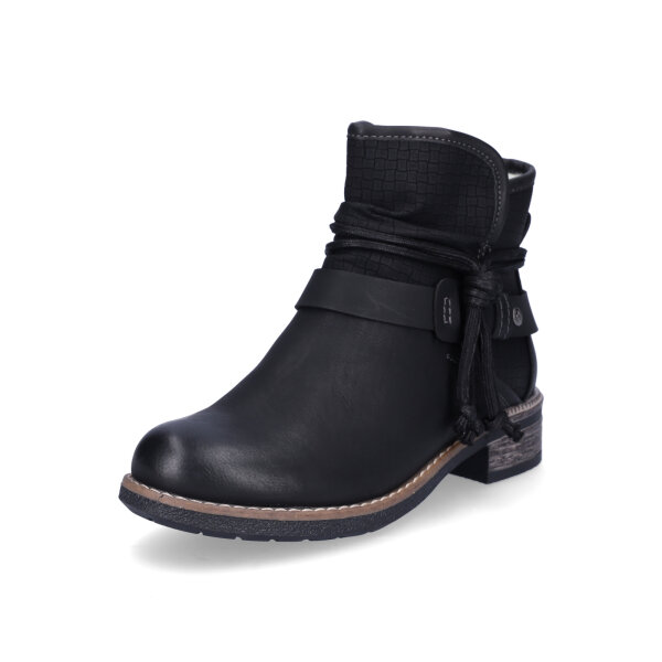 Rieker Damen Stiefelette schwarz