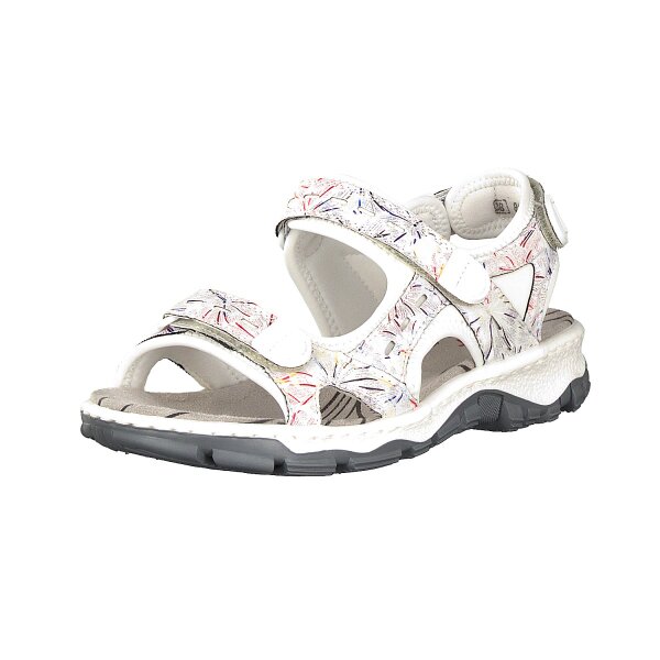 Rieker Damen Sandale wei&szlig;