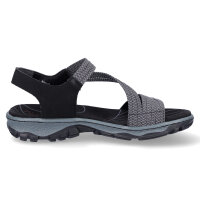 Rieker Damen Sandale schwarz