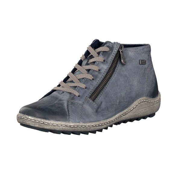 Remonte Damen Schn&uuml;rboot blau