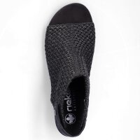 Rieker Damen Sandalette schwarz