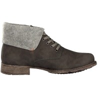 Rieker Damen Schn&uuml;rboot grau