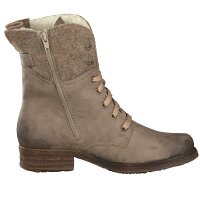 Rieker Damen Schn&uuml;rboot beige