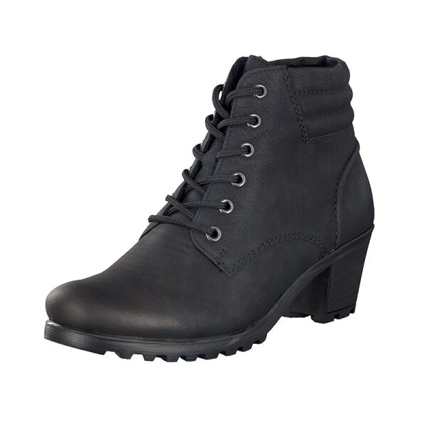 Rieker Damen Schn&uuml;rboot schwarz