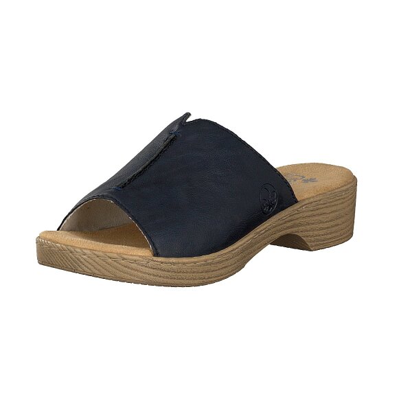 Rieker Damen Pantolette blau