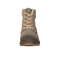 Rieker Damen Schn&uuml;rboot beige