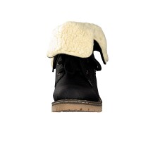 Rieker Damen Schn&uuml;rboot schwarz