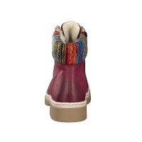 Rieker Damen Schn&uuml;rboot rot