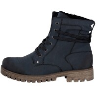 Rieker Damen Schnürboot blau