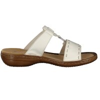 Rieker Damen Pantolette wei&szlig;