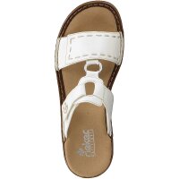 Rieker Damen Pantolette wei&szlig;