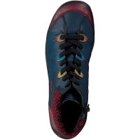 Rieker Damen Schn&uuml;rboot blau