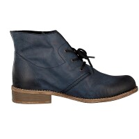 Rieker Damen Schn&uuml;rboot blau