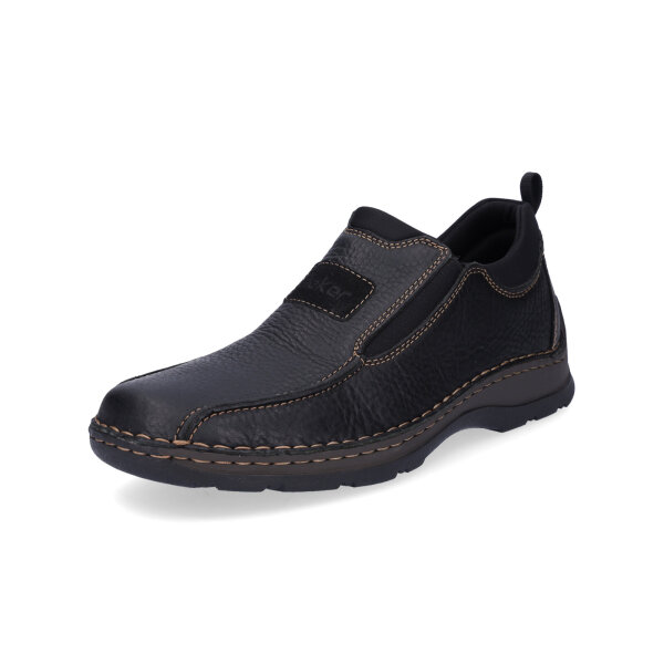 Rieker Herren Slipper schwarz