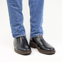 Rieker Herren Slipper schwarz