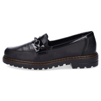 Rieker Damen Slipper schwarz