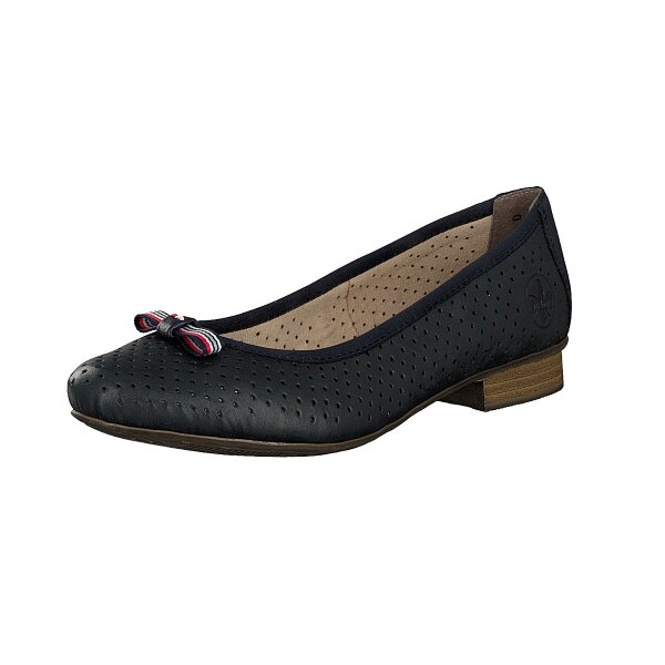 Rieker Damen Ballerina blau