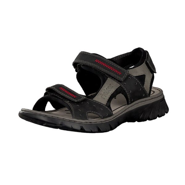 Rieker Herren Sandale schwarz