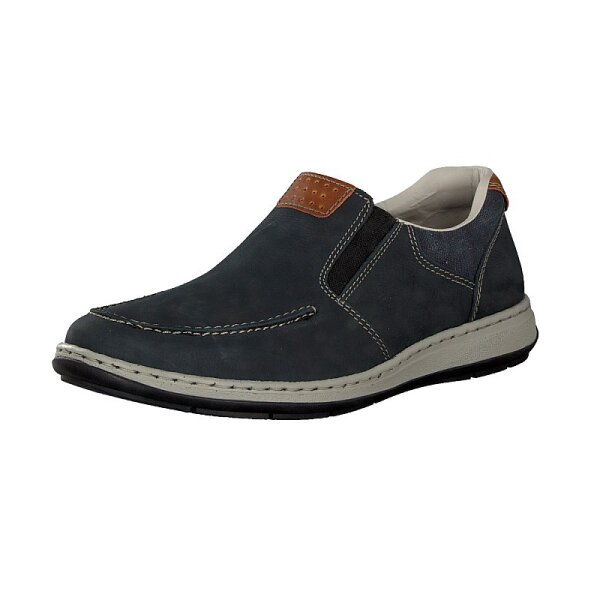 Rieker Herren Slipper blau