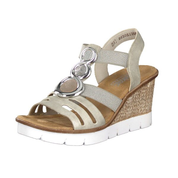 Rieker Damen Sandalette grau