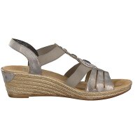 Rieker Damen Sandale grau