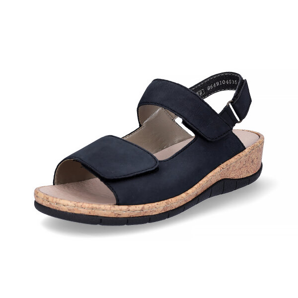 Rieker Damen Sandale blau