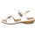 Rieker Damen Sandale wei&szlig;