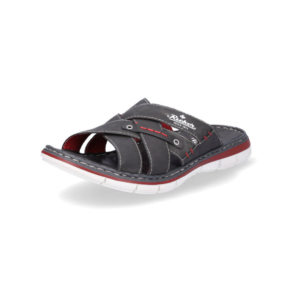 Rieker Herren Pantolette grau