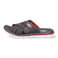Rieker Herren Pantolette grau