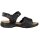 Rieker Damen Sandale schwarz