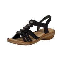 Rieker Damen Sandale schwarz