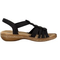 Rieker Damen Sandale schwarz