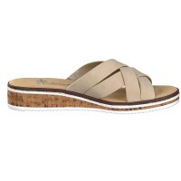Rieker Damen Pantolette beige