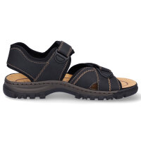 Rieker Herren Sandale schwarz