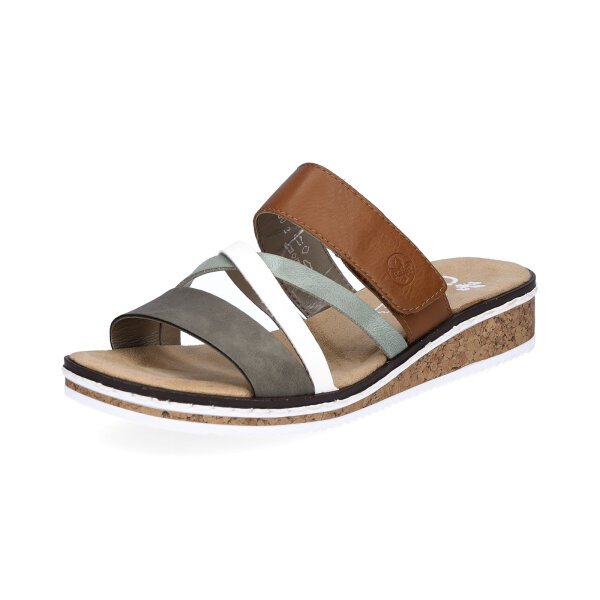 Rieker Damen Pantolette braun