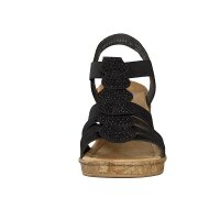 Rieker Damen Sandalette schwarz