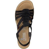Rieker Damen Sandalette schwarz