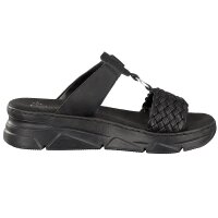 Rieker Damen Pantolette schwarz
