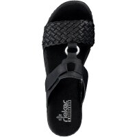 Rieker Damen Pantolette schwarz