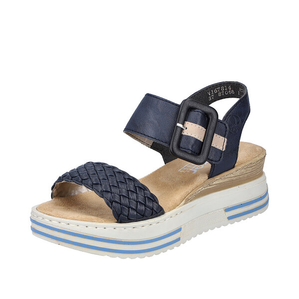 Rieker Damen Sandale blau