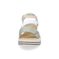 Rieker Damen Plateau Sandale mintgr&uuml;n