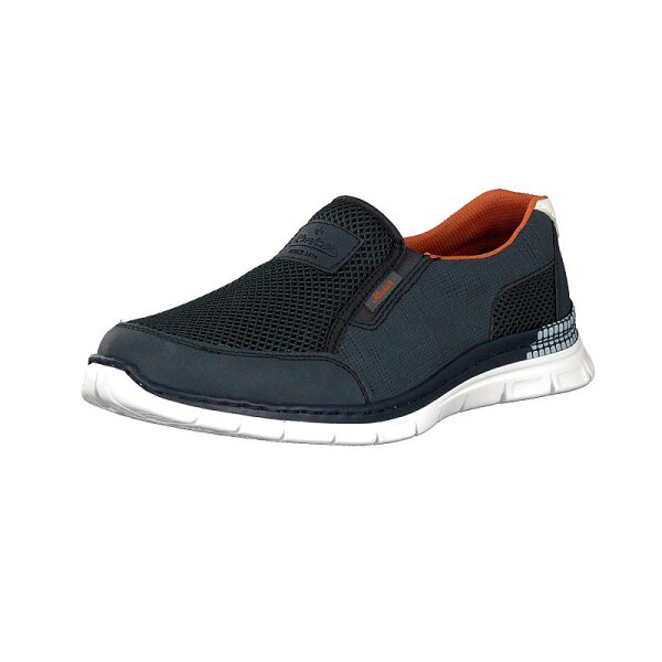 Rieker Herren Slipper blau