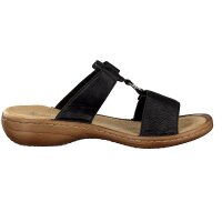 Rieker Damen Pantolette schwarz