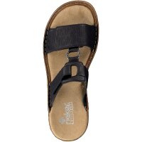 Rieker Damen Pantolette schwarz